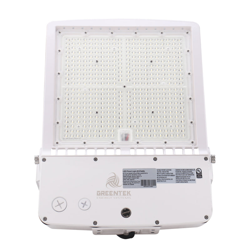 LED Flood Light - FL4 - 300W - 43500LM - Flood Mount - White - DLC