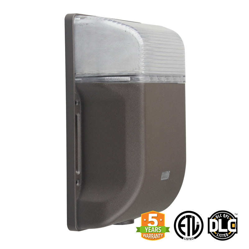 30W Mini Wall Pack Led Light - Wall Scone With Photocell - (ETL + DLC)
