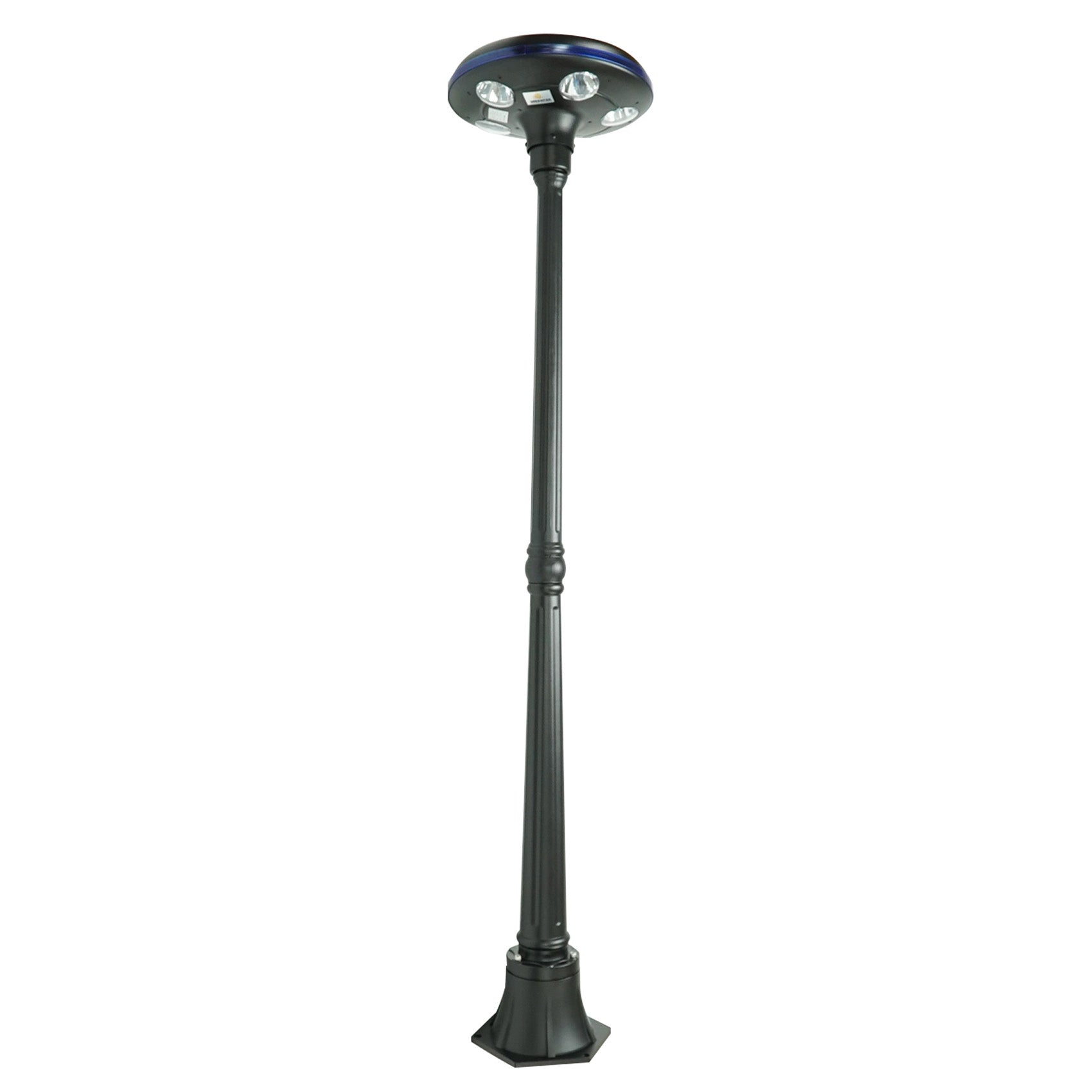 Solar LED Garden Light - 150 Lumens - Solar LED Courtyard Bollard Lights - 6000K