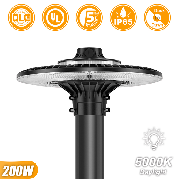 420 LED CIRCULAR AREA LIGHT 120W-200W 3000K-5000K WITH PHOTOCELL