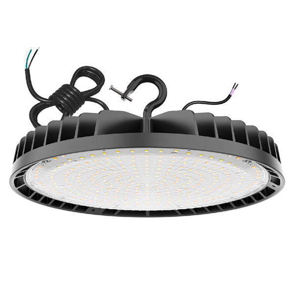 LED UFO HIGH BAY-BI 5000K 100-277VAC BLACK 0-10V DIMMABLE