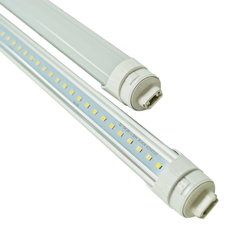 8ft LED Tube Light - 40W - LED Bypass Tube, 4800Lm - High Output - R17D